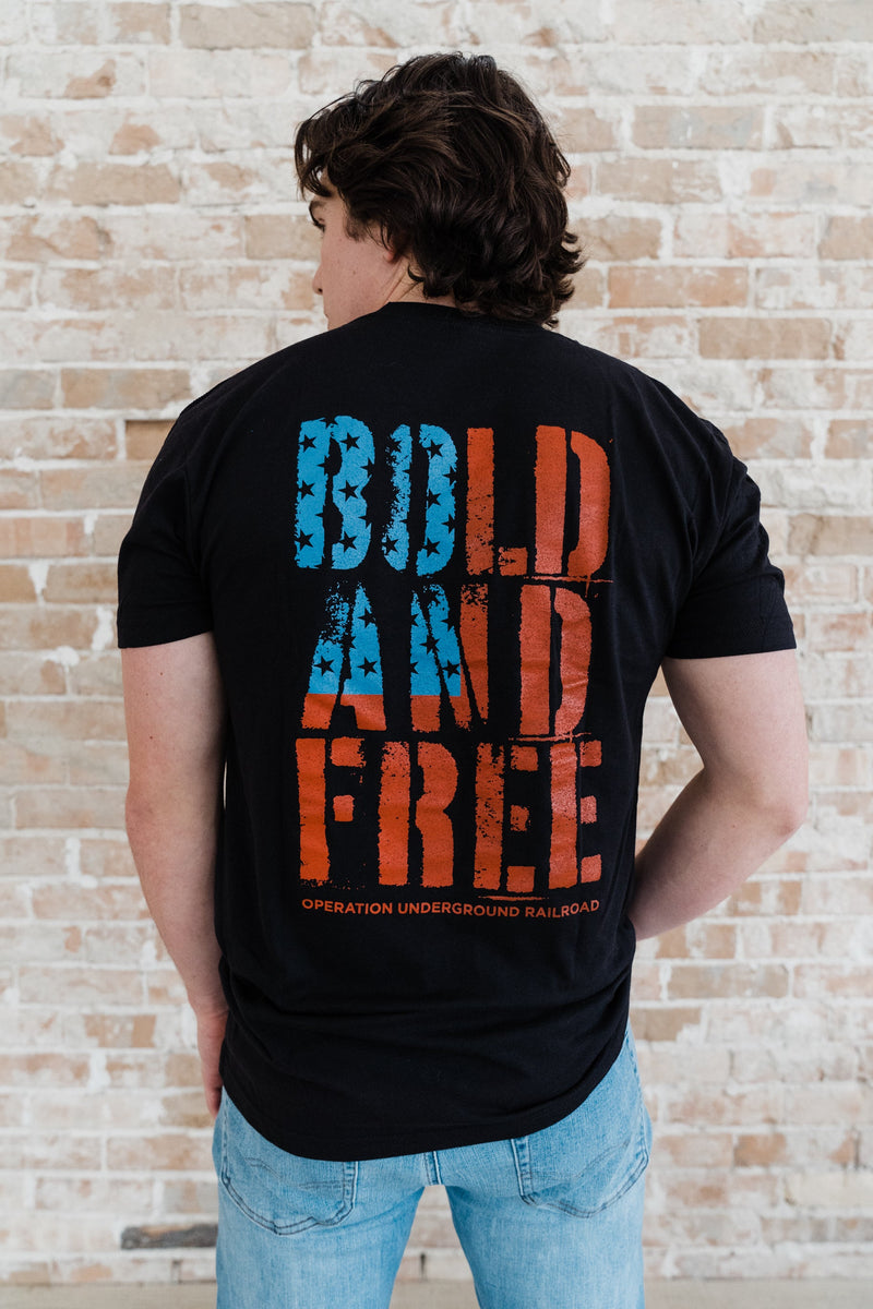 Patriotic Bold and Free Tee
