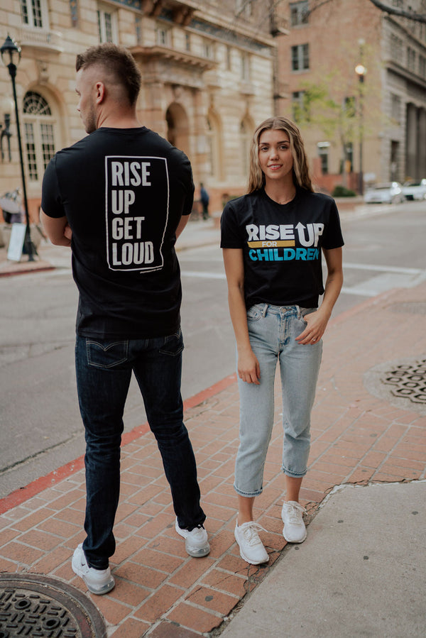 rise up for children tee 