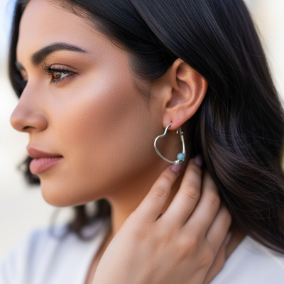Alma Heart Earrings
