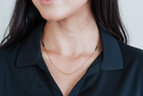 Gold Chain Linked Necklace