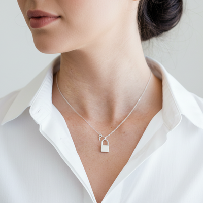 Lock and Key Necklace