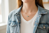 Turquoise Bar Necklace