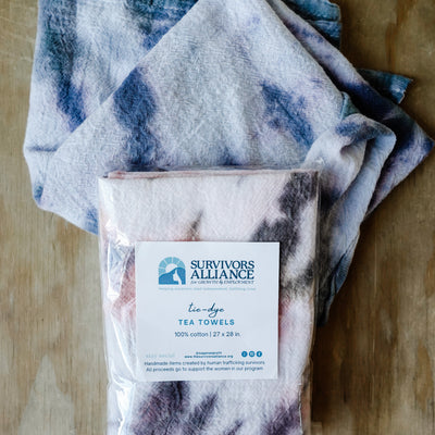 Tie Dye Tea Towel