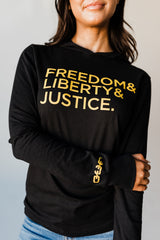 Freedom Liberty Justice Hoodie