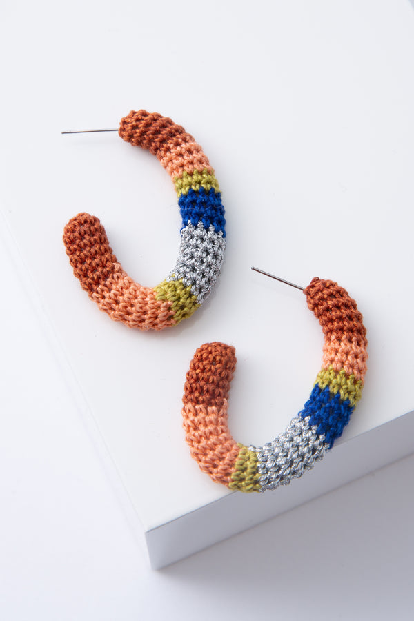 Maza Crocheted Hoops