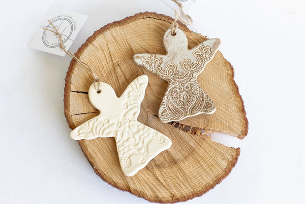 Ceramic Angel Ornament