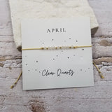Dainty Birthstone Bracelet