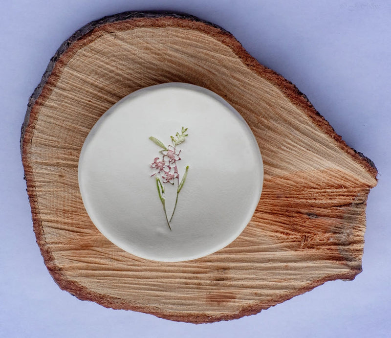 Birth Flower Ring Dish