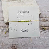 Dainty Birthstone Bracelet