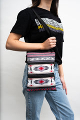 Native American-Made Three Zipper Crossbody Purse