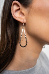 Native American Beaded Teardrop Earrings