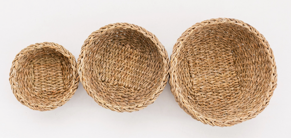 Catchall Seagrass Basket Set