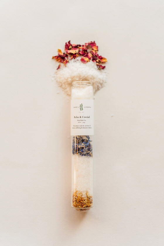 Relax and Unwind Floral Bath Tea