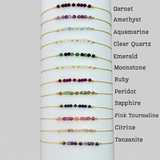 Dainty Birthstone Bracelet