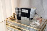 Quilted Patchwork Cosmetic Pouch