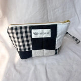 Quilted Patchwork Cosmetic Pouch