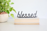 Mindful Metal Word Signs