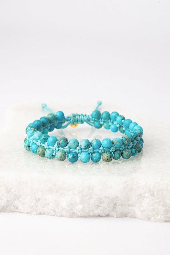 Wear Blue Emperor Stone Bracelet