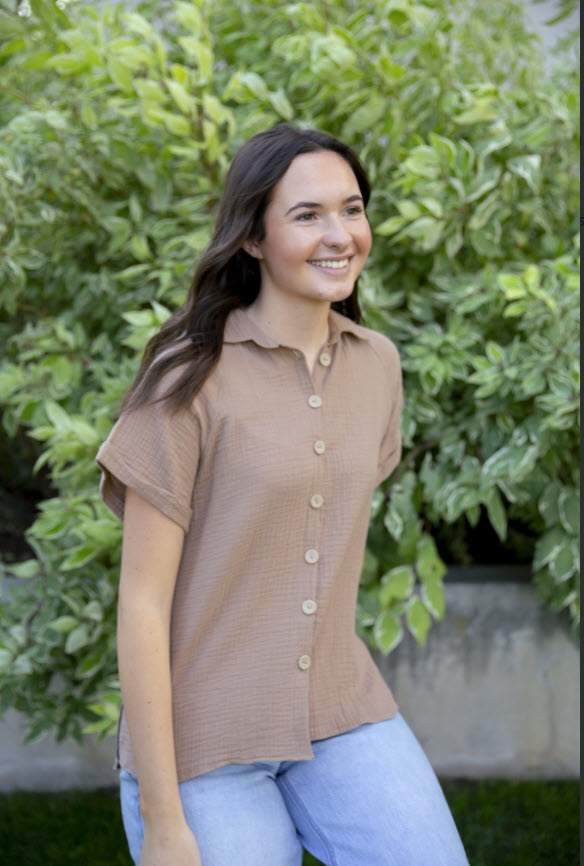 Sydney Button Down Top