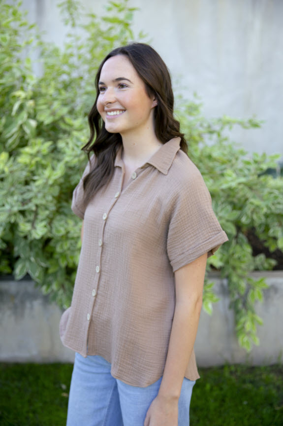 Sydney Button Down Top