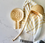 Hand Carved Spoon Rest