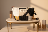 Quilted Patchwork Cosmetic Pouch