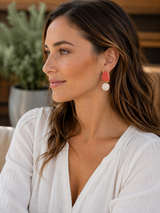 Porcelain Drop Earrings
