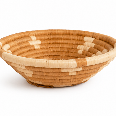 Handwoven Ugandan Raffia Bowl
