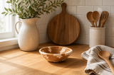 Handwoven Ugandan Raffia Bowl