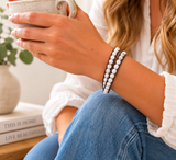 Natural Stone Wrap Bracelet