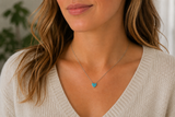 Bay Turquoise Heart Necklace