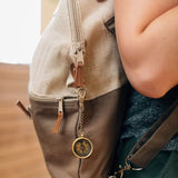 Find Your Way Compass Keychain