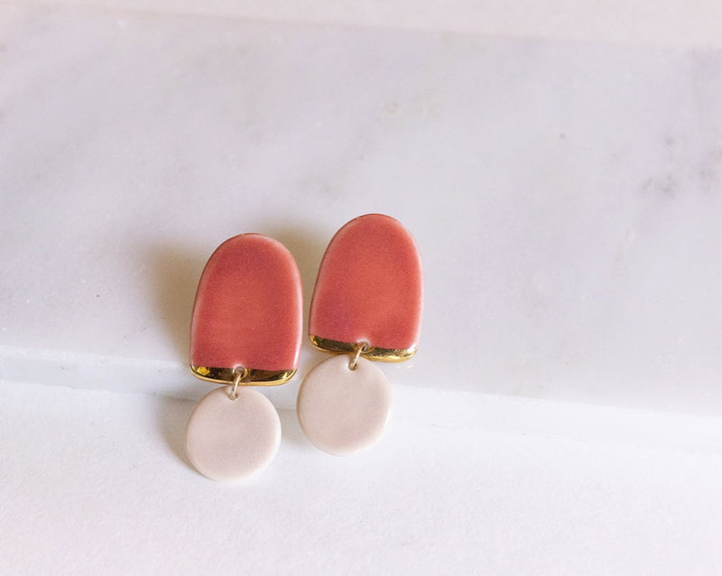 Tonal Two-Piece Midi Earrings