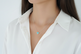 Bay Turquoise Heart Necklace
