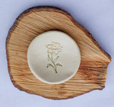 Birth Flower Ring Dish