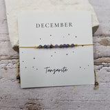 Dainty Birthstone Bracelet