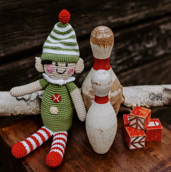 Handmade Plush Elf | Holiday Keepsake