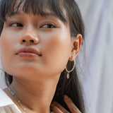 Feathers of Freedom Hoop Earrings