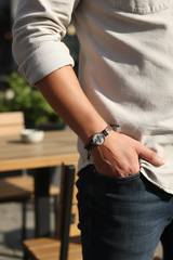 Faith to Move Mountains Leather Bracelet
