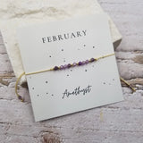 Dainty Birthstone Bracelet