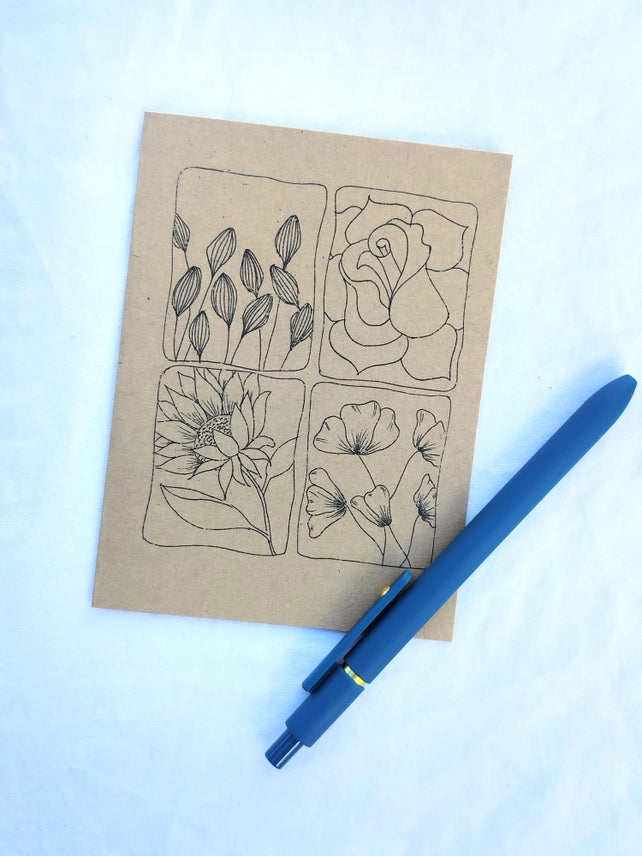 Handcrafted Survivor Art Cards