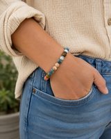 Frosted Natural Stone Bracelet