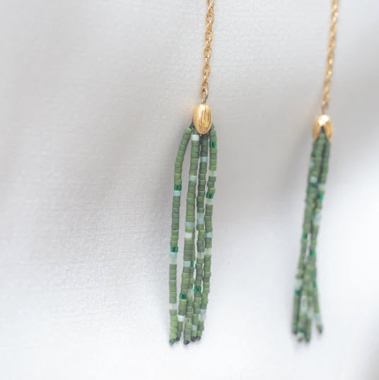 Grounded Hope Tassel Wrap Necklace