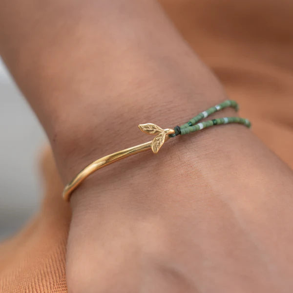 Grounded Hope Half-Cuff Bracelet