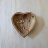Olive Wood Heart Dish