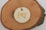 Gold Leaf Christmas Ornaments