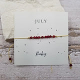 Dainty Birthstone Bracelet