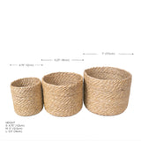 Simply Woven Jute Storage Bins | Set of 3