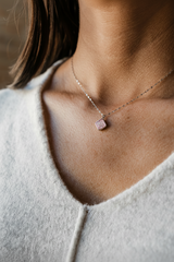 Light Within Silver Necklace