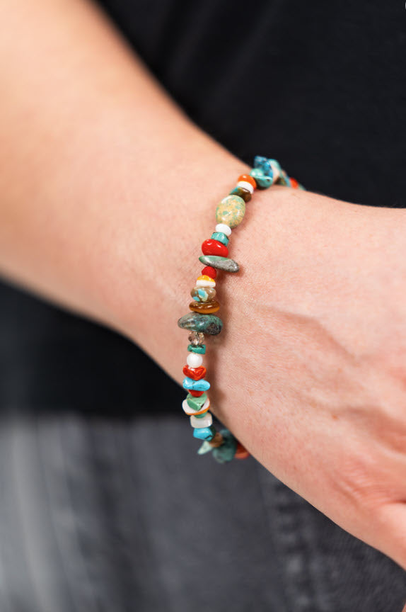 Multi-Colored Turquoise Bracelet